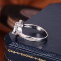 Latest zircon finger ring design high margin market valentine day gift